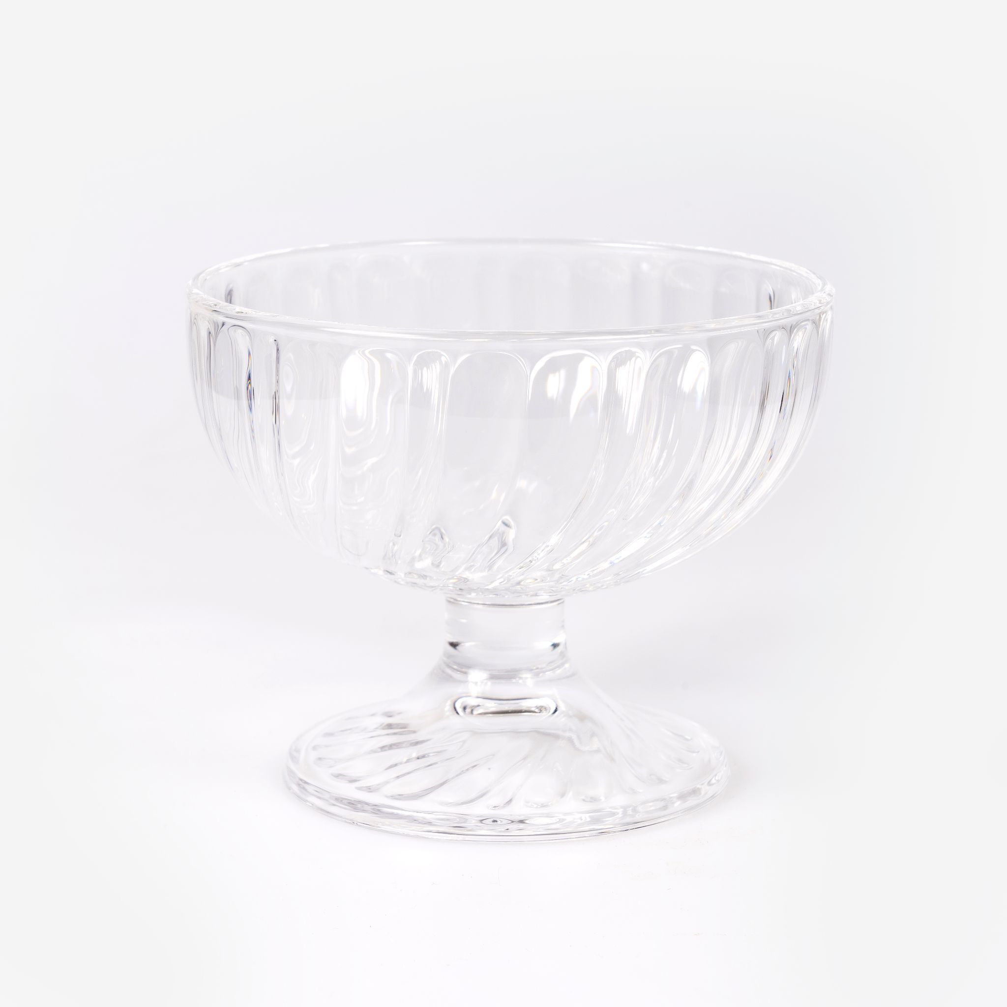 Ijs- fruitcoupe glas