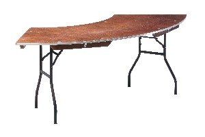 Bankettafel "Wave" 2.36m x 1.18m H76cm