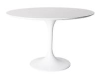 Bijzettafel rond Wit