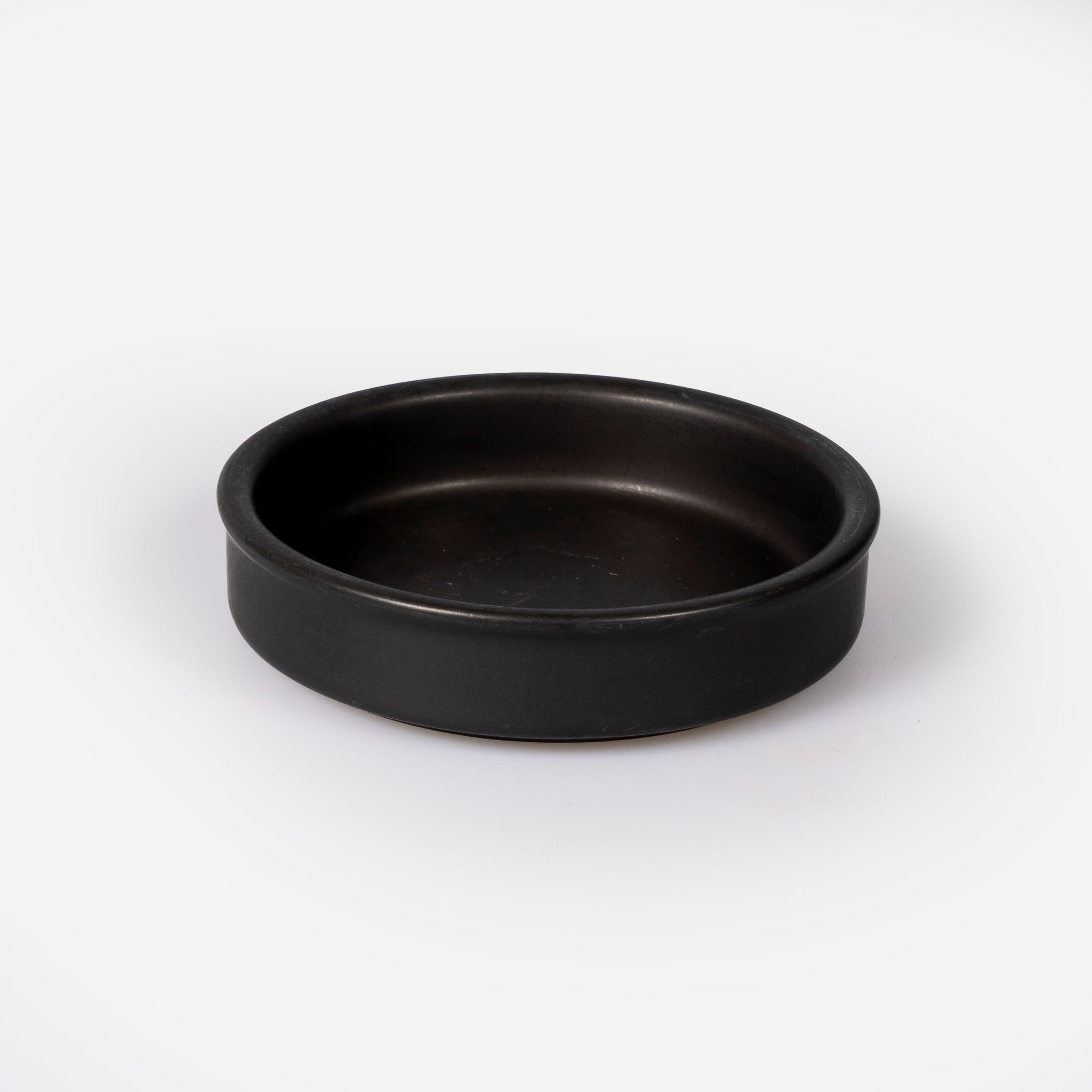 Mini Rond Zwart met opstaande boord 10cm