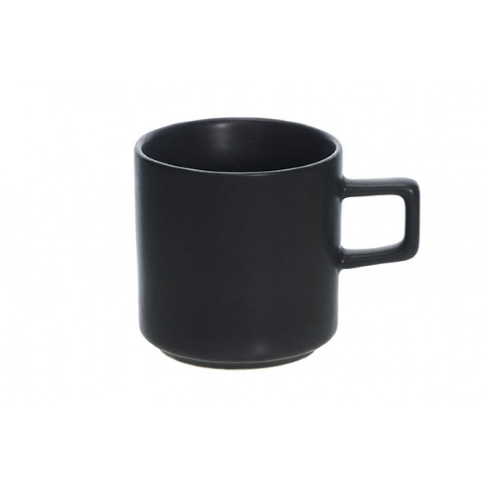 Trendy zwart koffietas