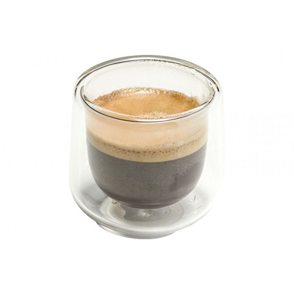 Tumbler glas dubbelwandig 7x6,5x6,5cm