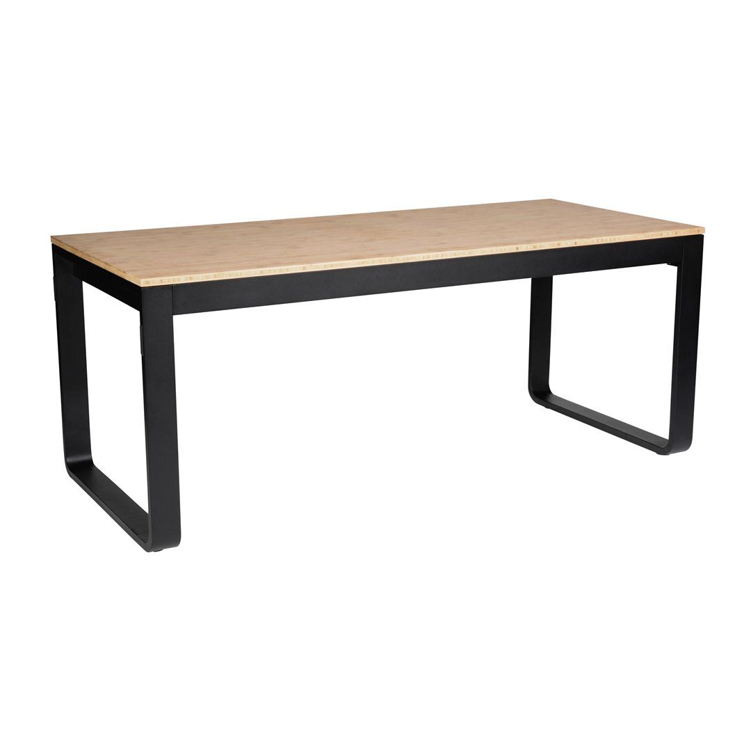 Tafel FLOW laag zwart 230x80cm H74cm