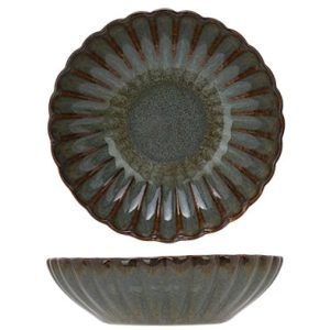 MIRA grijsblauw schaaltje D12xH3,5cm